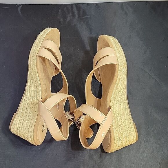 STYLE &CO ANKLE STRAP ADJUSTABLE BUCKLE ROUND TOE SLIP-ON WOMEN"S SANDAL - Picture 11 of 14